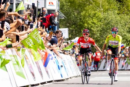 Vrhunec 4. etape Dirke po Sloveniji na Veliki planini 